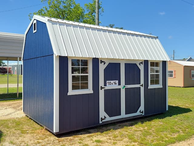 10x16 Side Lofted Barn-Z3 FL Approved