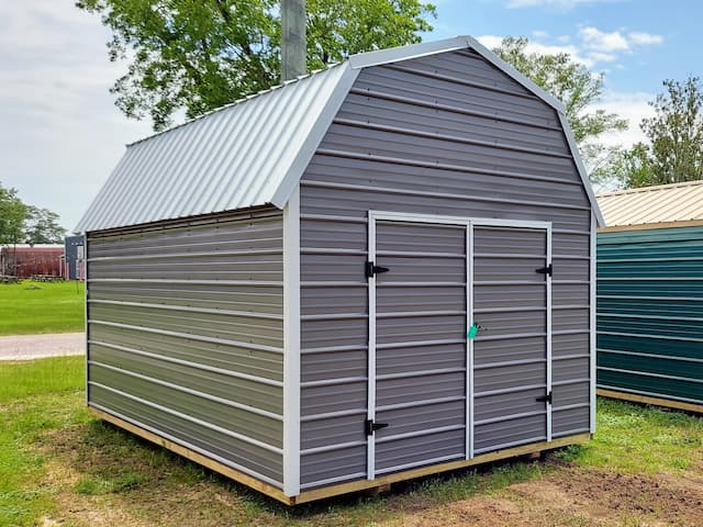 10x16 Metal Lofted Barn-Z1 Not FL Approved